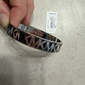Michael Kors Black and Silver Bracelet